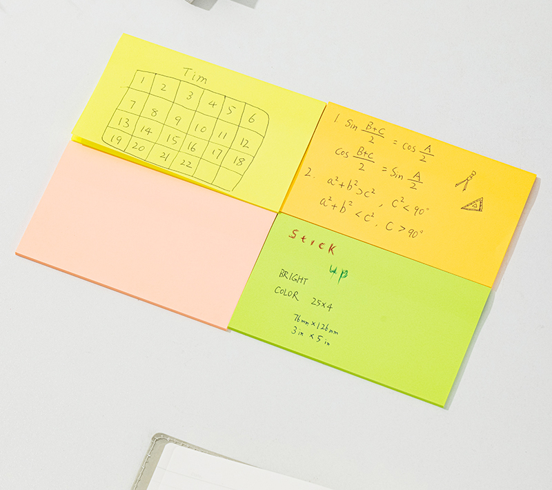 Notes adeziv 76*126mm div. culori pastel polybag deli [5]