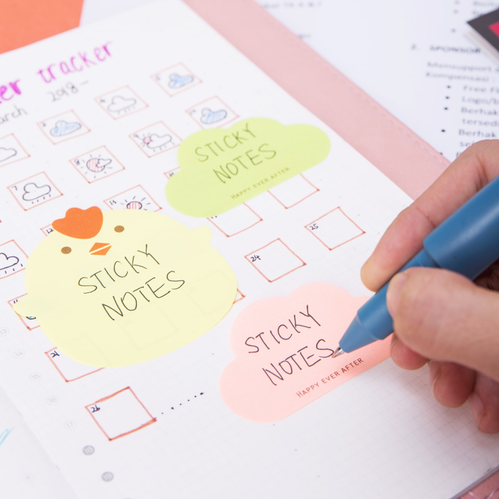 Notes adeziv animale 76*76mm 2*20 file deli [5]