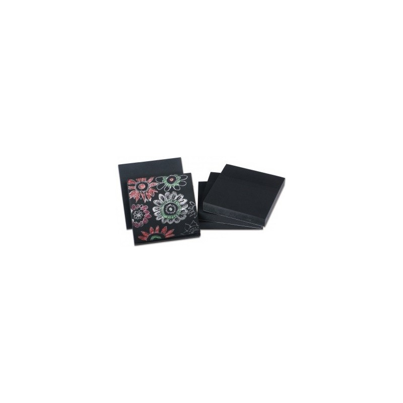 Notes adeziv Eagle 654BL, 100 coli, 75x75mm, negru [2]