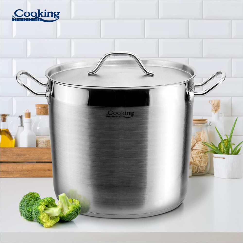 Oala+capac inox 22x17 cm, 6.4l, maestro, cooking by heinner [2]