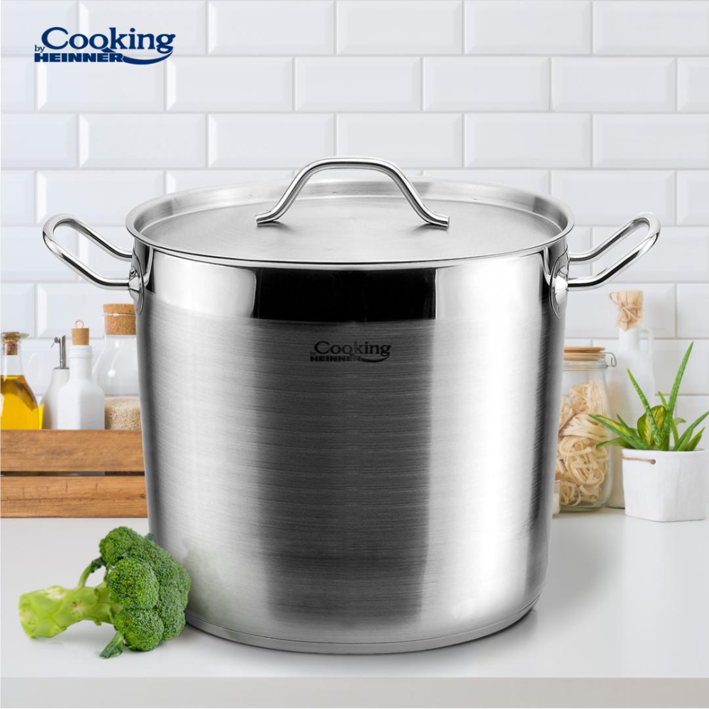 Oala+capac inox 26x21 cm, 11l, maestro, cooking by heinner [2]