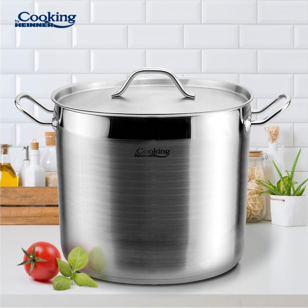 Oala+capac inox 28x22 cm, 13.5l, maestro, cooking by heinner [2]