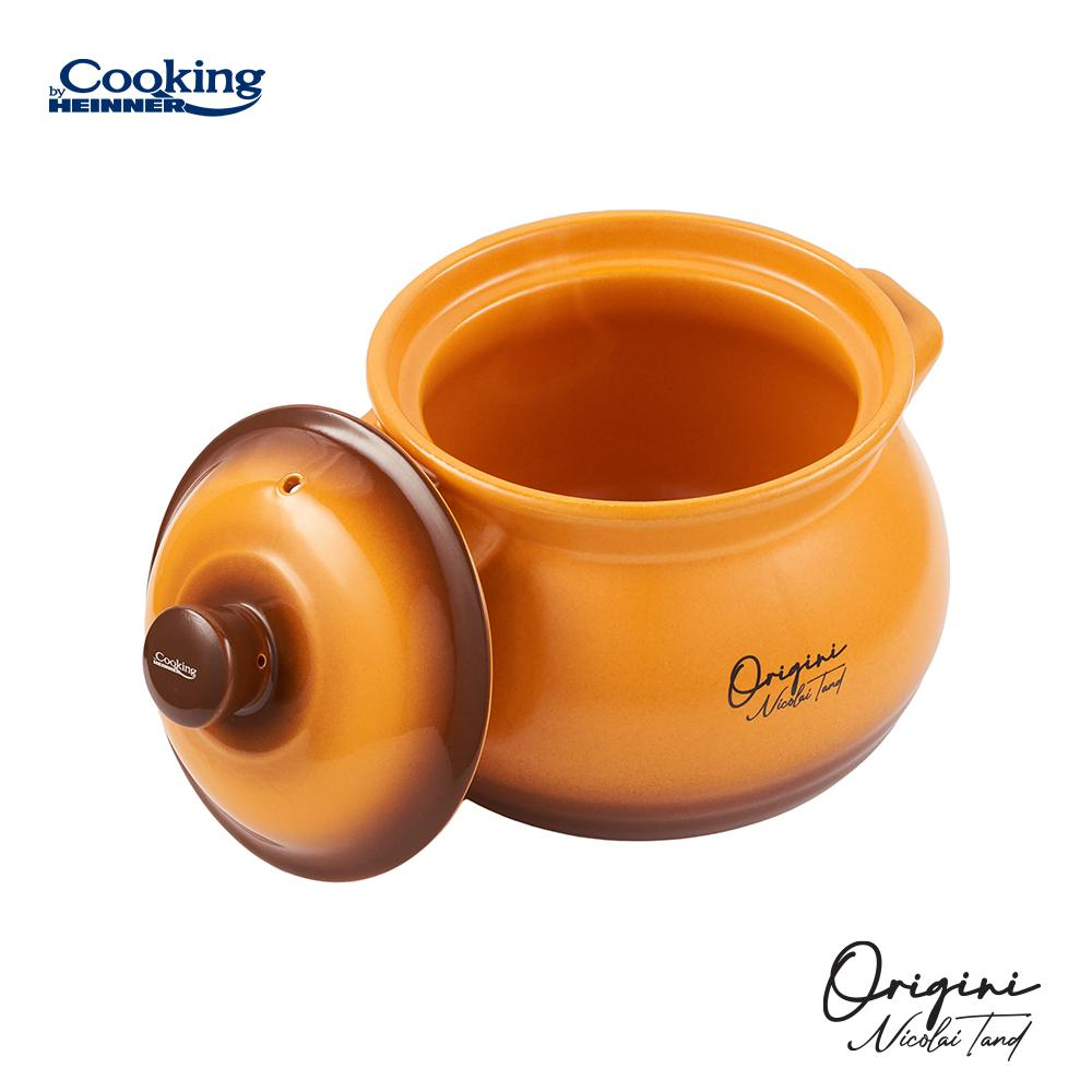 Oala ceramica cu capac 12x11 cm, 2 l, nicolai tand, origini, cooking by heinner [3]