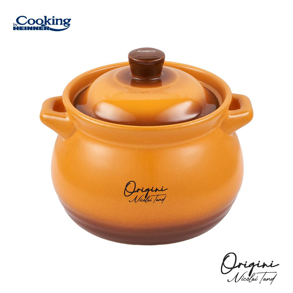 Oala ceramica cu capac 12x11 cm, 2 l, nicolai tand, origini, cooking by heinner [2]