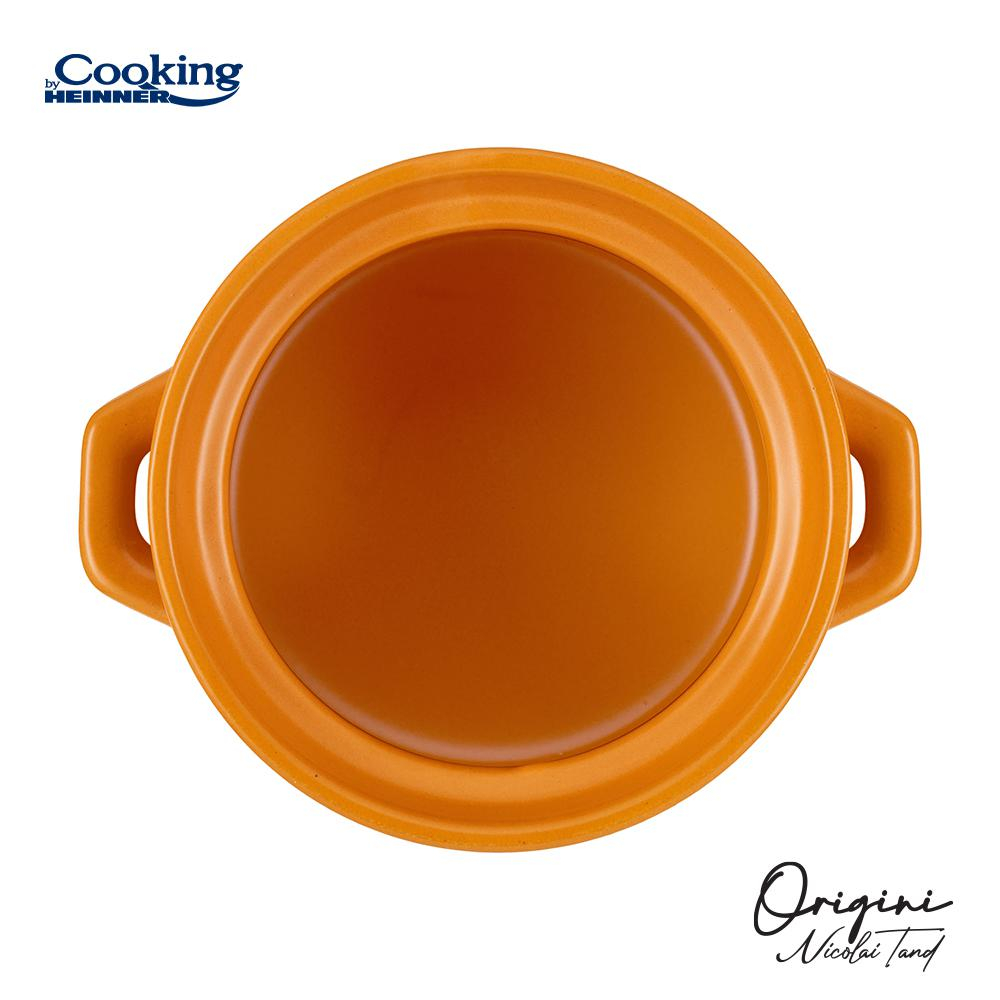 Oala ceramica cu capac,  17x18 cm, 4.5 l, nicolai tand, origini, cooking by heinner [4]