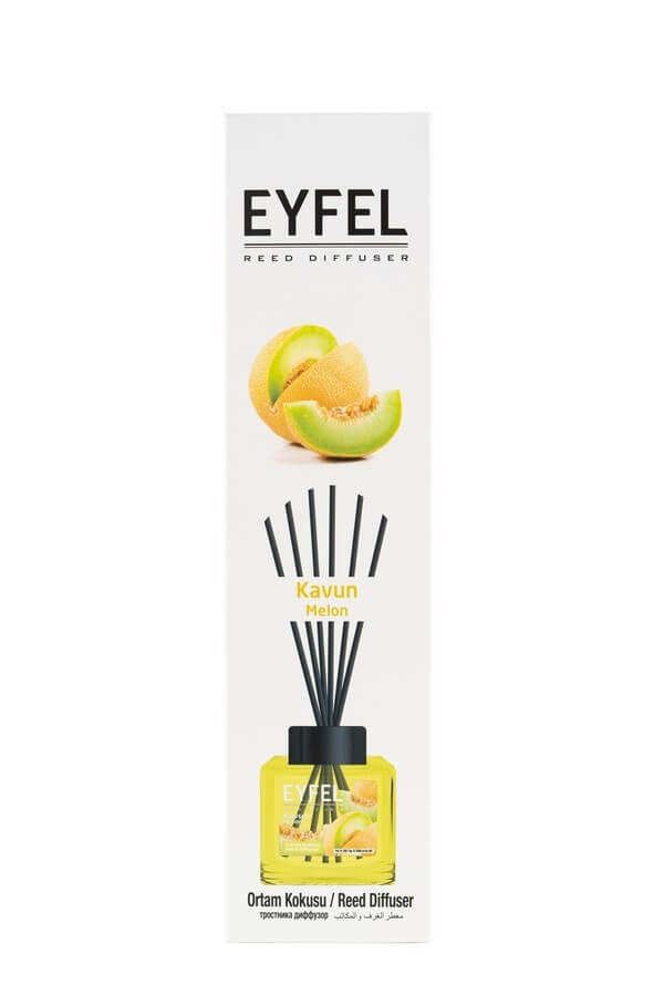 Odorizant camera cu betisoare aroma de PEPENE GALBEN 120 ml, Eyfel [2]