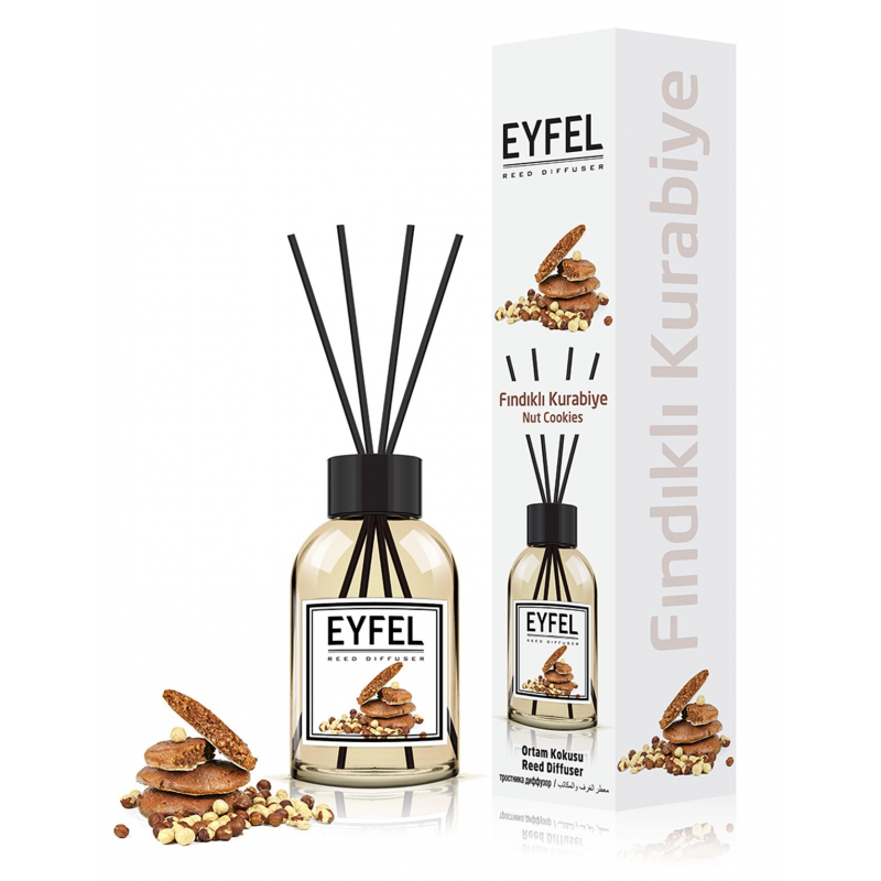 Odorizant camera cu betisoare Eyfel, biscuiti cu nuca, 120ml [1]