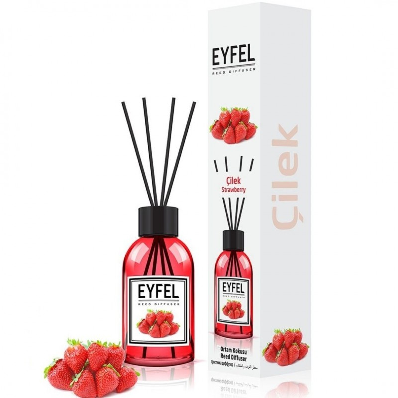 Odorizant camera cu betisoare Eyfel, capsuna, 120ml [1]
