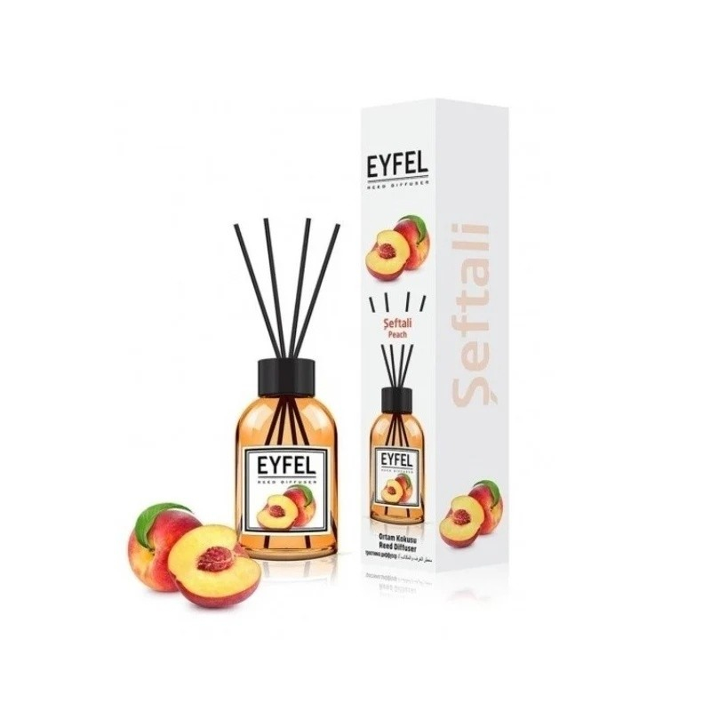 Odorizant camera cu betisoare Eyfel, piersica, 120ml [1]