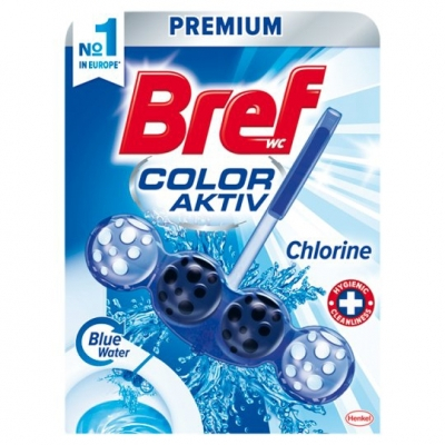 Odorizant toaleta cu suport 50g bref color aktiv [1]