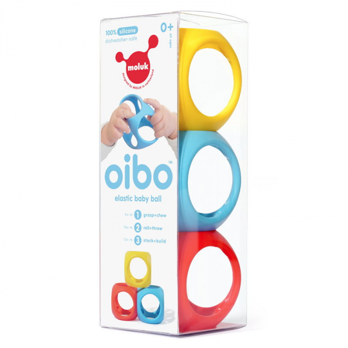 Oibo, set 3 jucarii senzoriale flexibile, 0-5 ani [3]