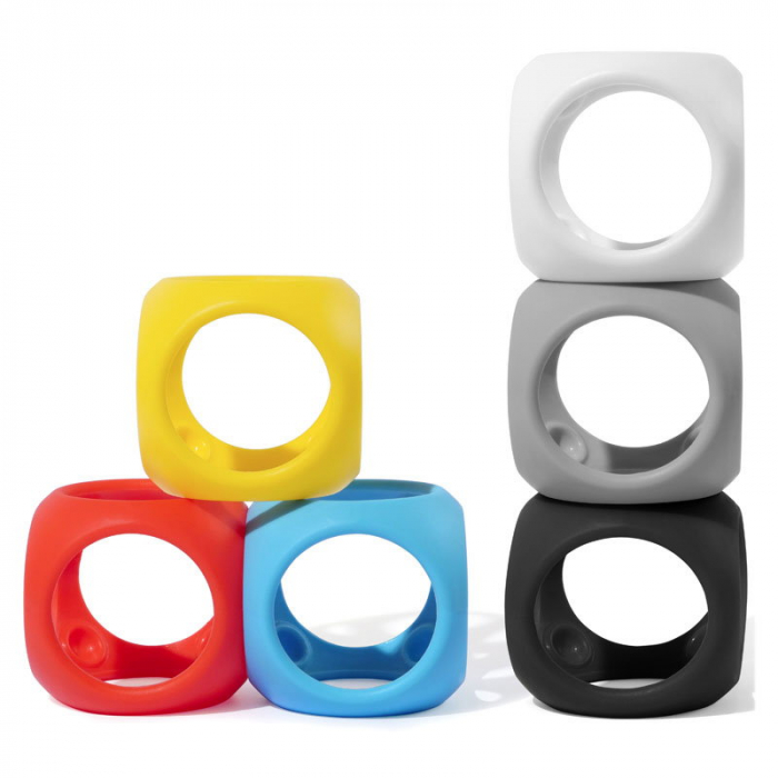 Oibo - set 3 jucarii senzoriale flexibile (monocrom), 0-5 ani [5]