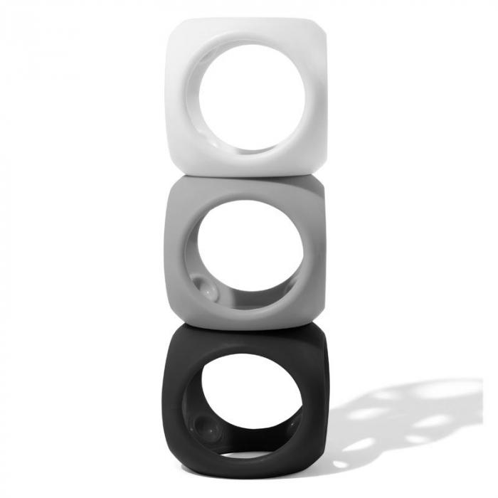 Oibo - set 3 jucarii senzoriale flexibile (monocrom), 0-5 ani [4]