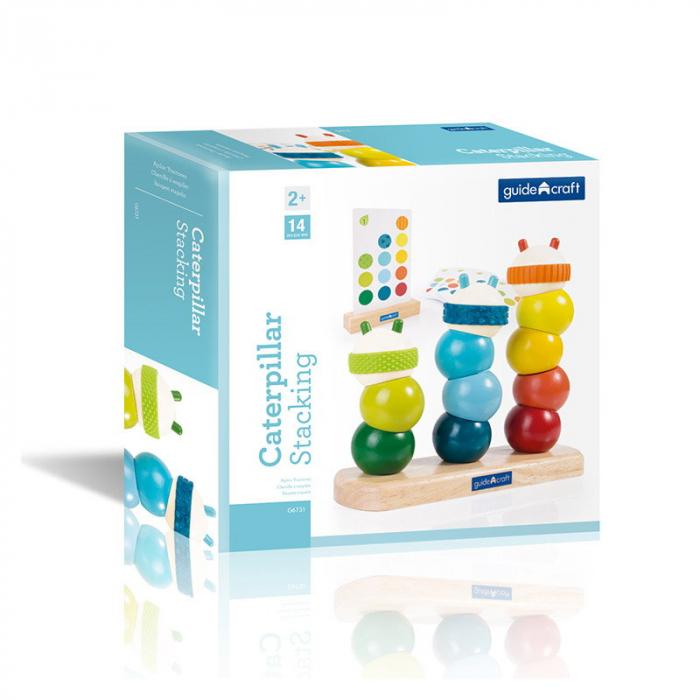 Omizi colorate de stivuit, Guidecraft, 2-5 ani [6]