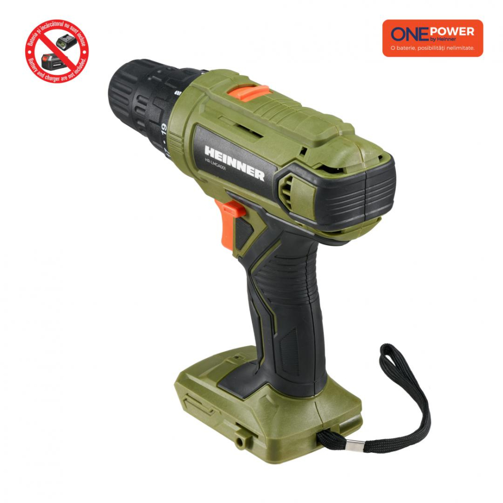 One power by heinner masina de gaurit/insurubat 18v 35nm (fara baterie si incarcator) [2]