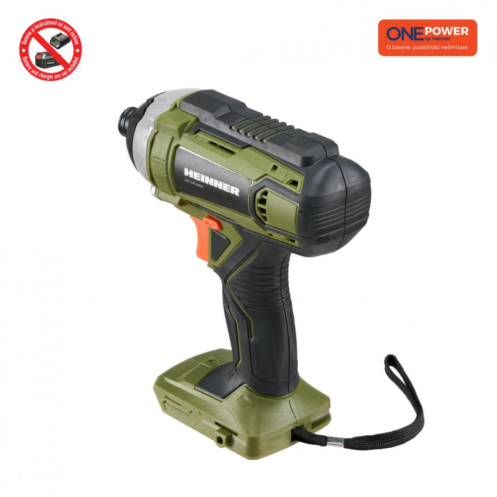 One power by heinner masina de insurubat cu impact 18v 160nm (fara baterie si incarcator) [3]