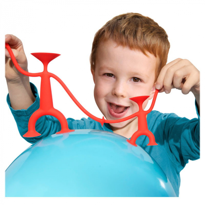 Oogi Junior rosu, Mini omuletul flexibil cu ventuze, 2-8 ani [2]