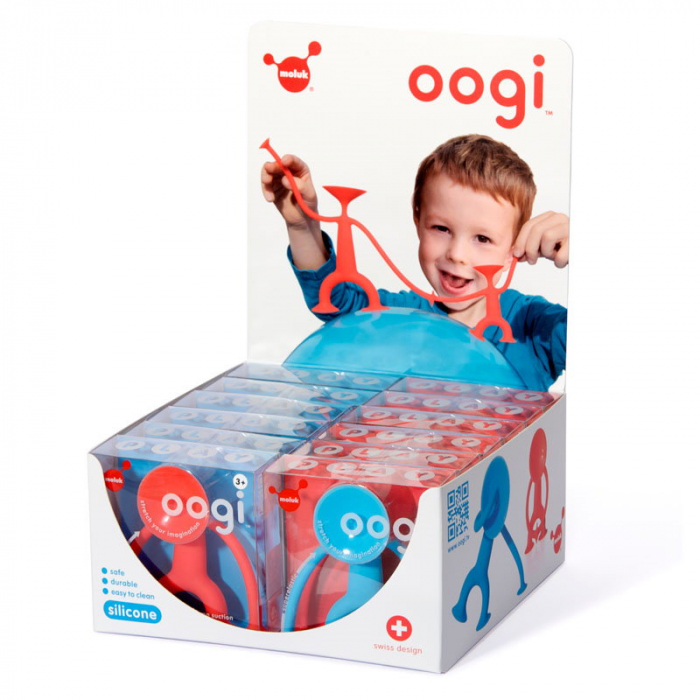 Oogi rosu, Omuletul flexibil cu ventuze, 2-8 ani [5]