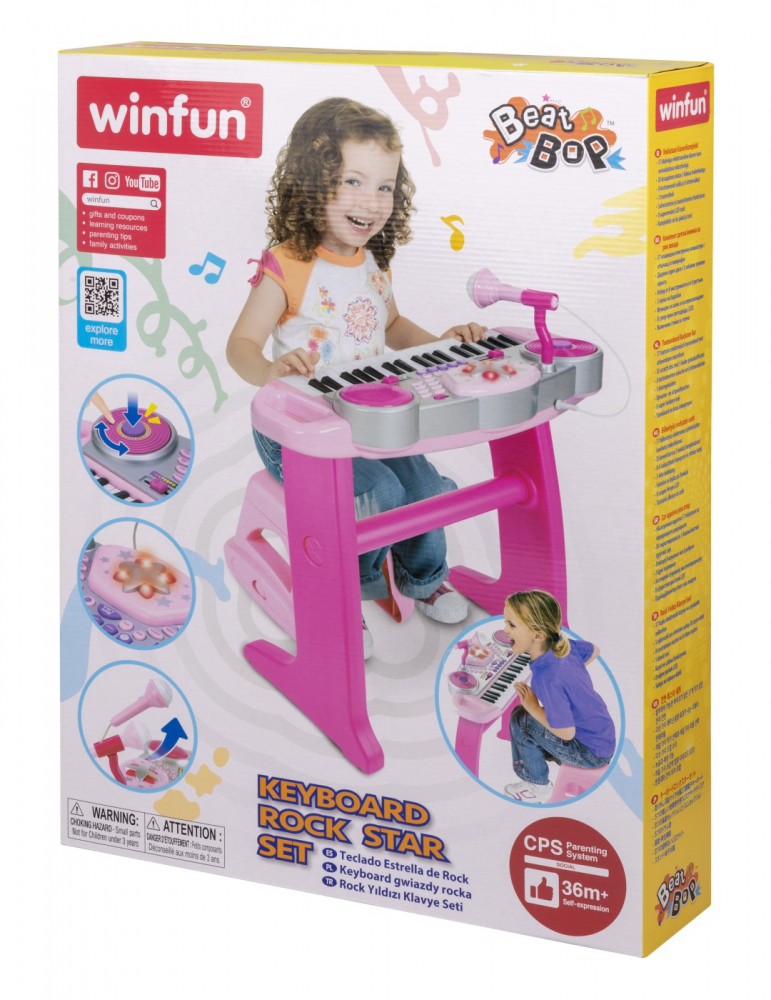 Orga electronica pentru bebelusi, winfun, varsta de la 3 ani la 6 ani [2]