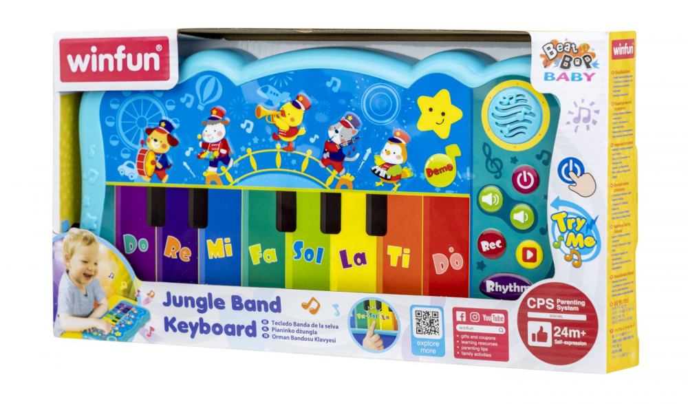 Orga muzicala pentru bebelusi, winfun, varsta de la 2 ani la 4 ani [2]