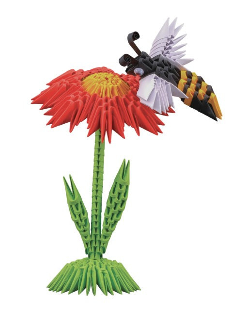 Origami 3D, model albina, pt copii cu varsta peste 7 ani, varsta 6 - 9, 9+ ani, Baiat, Fata [4]