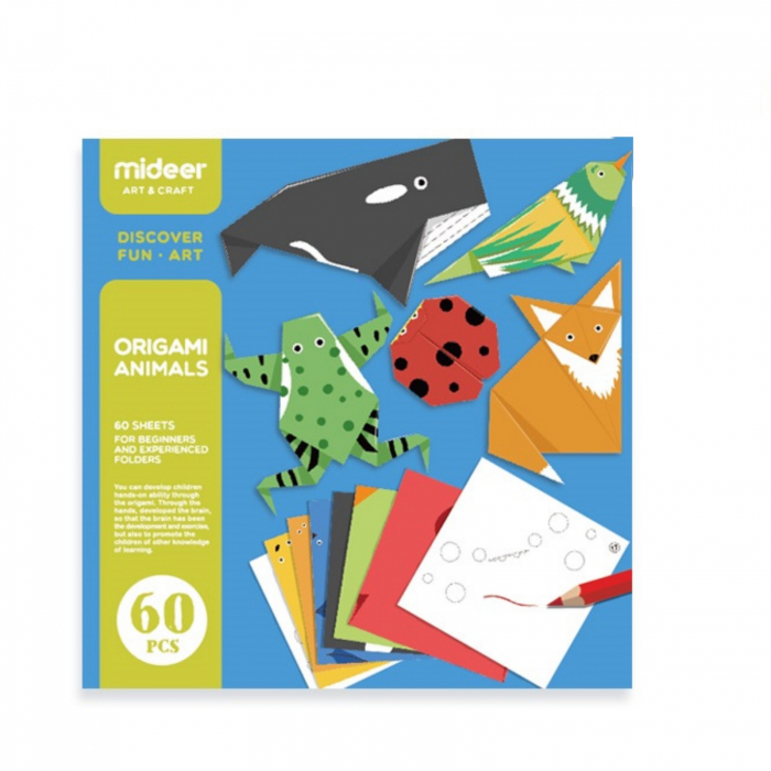 Joc Origami ⭐ cu animale pentru copii. [13]