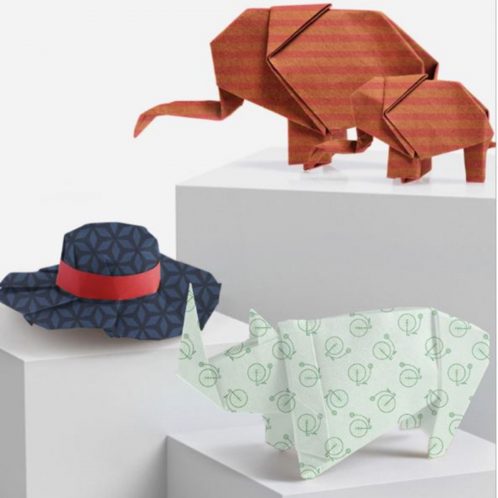 Joc Origami ⭐ cu animale pentru copii. [8]