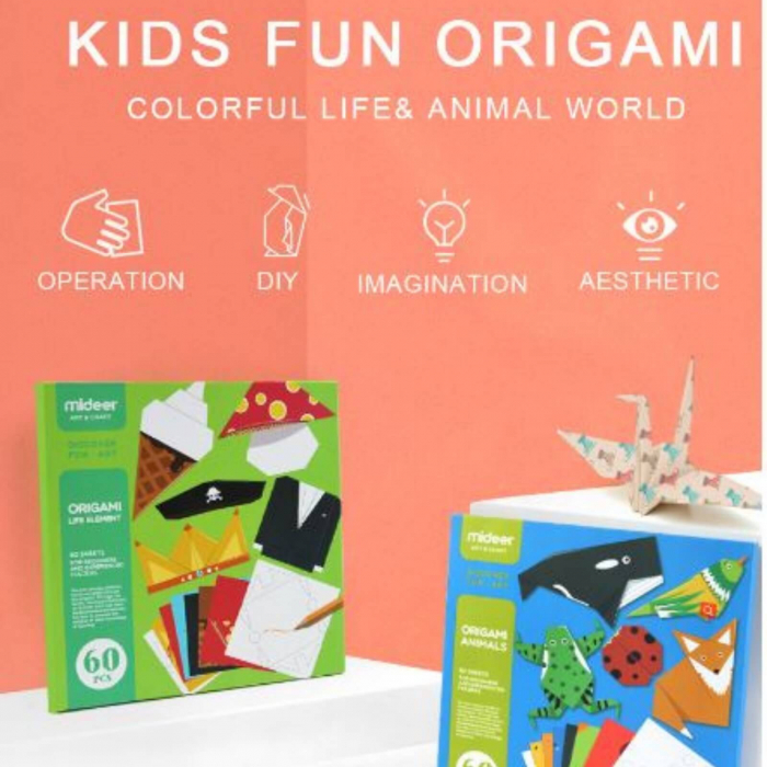 Joc Origami ⭐ cu animale pentru copii. [9]