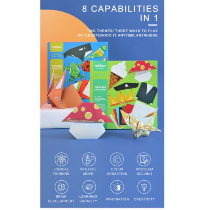Joc Origami ⭐ cu obiecte comune pentru copii. [10]