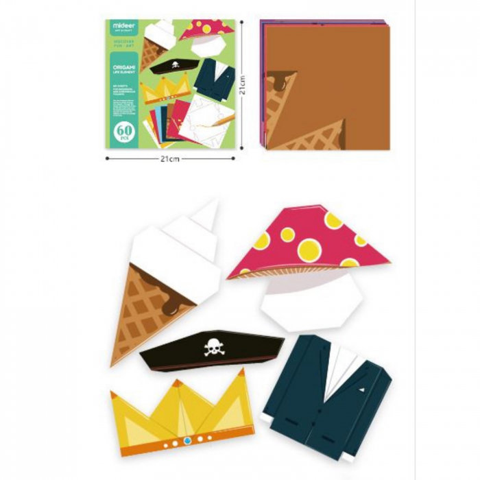 Joc Origami ⭐ cu obiecte comune pentru copii. [7]