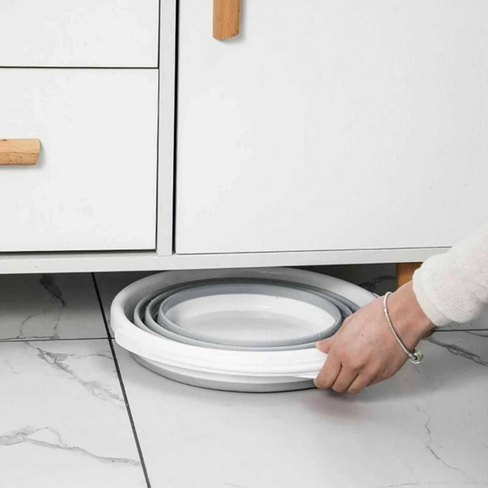 Galeata Pliabila Silicon 10L si Lighean Pliabil, Cos de Rufe 26L [7]
