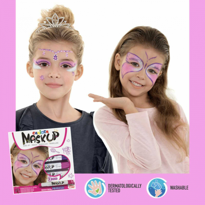 Carioci face painting, vopsea pictura pe fata si corp MaskUP Carioca. [6]