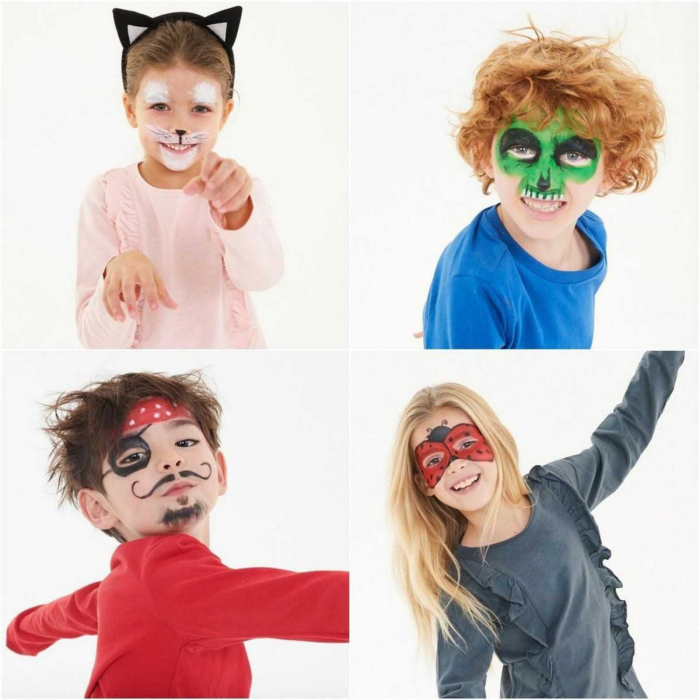 Carioci face painting, vopsea pictura pe fata si corp MaskUP Carioca. [4]