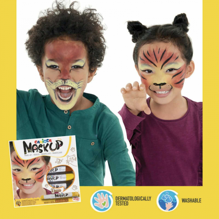 Carioci face painting, vopsea pictura pe fata si corp MaskUP Carioca. [8]