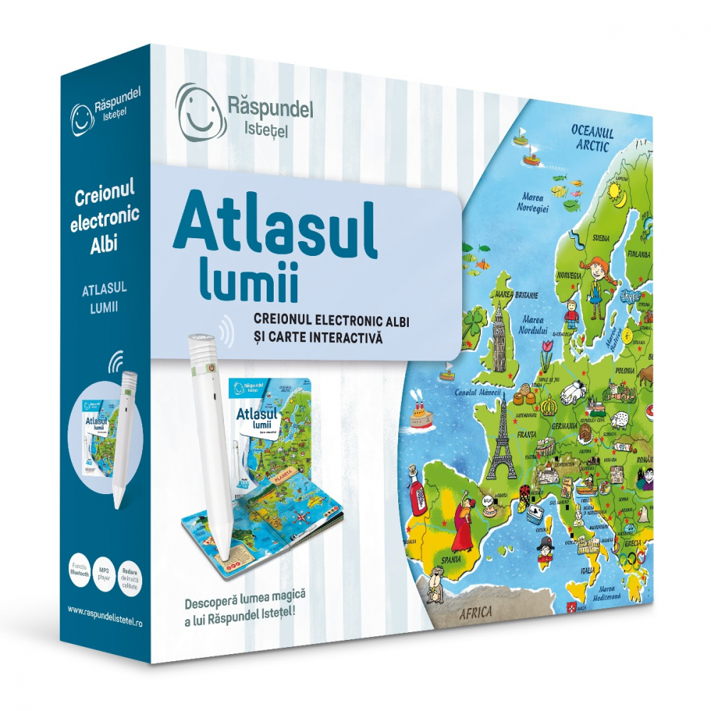 Pachet Raspundel Istetel, creion si carte Atlasul lumii, 2.0 [1]