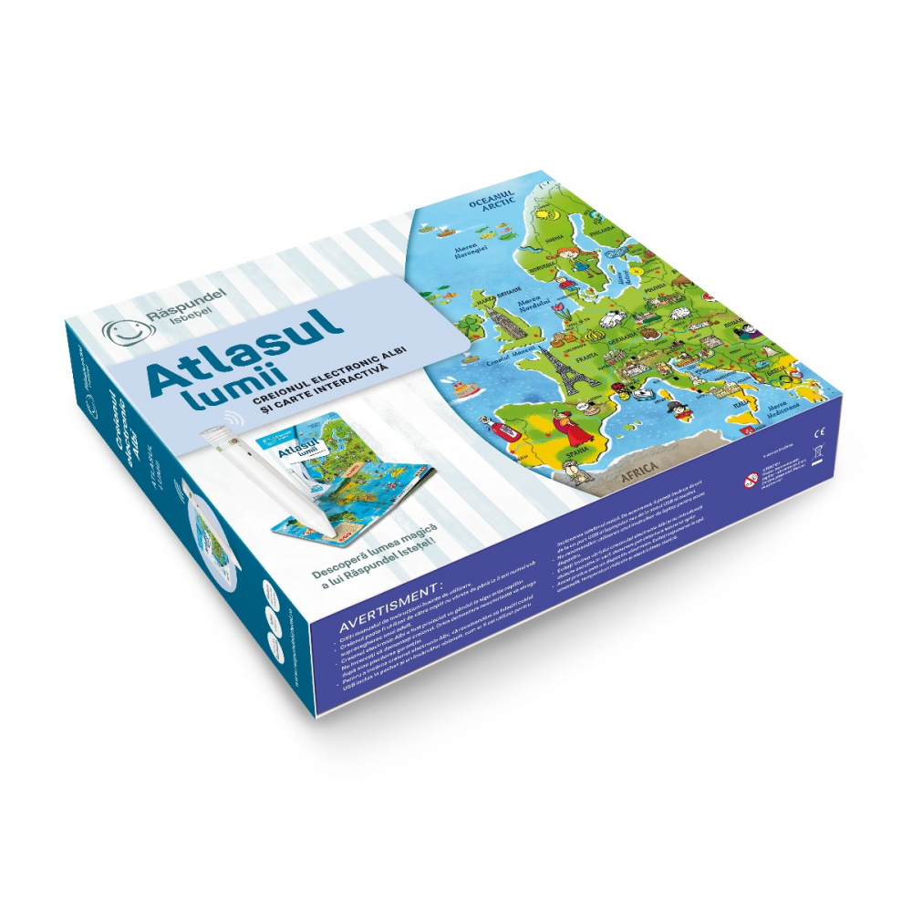 Pachet Raspundel Istetel, creion si carte Atlasul lumii, 2.0 [3]