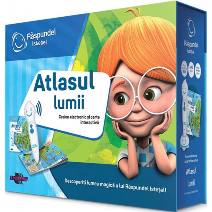 Pachet Carte si Creion, Raspundel Istetel - Atlasul Lumii [6]