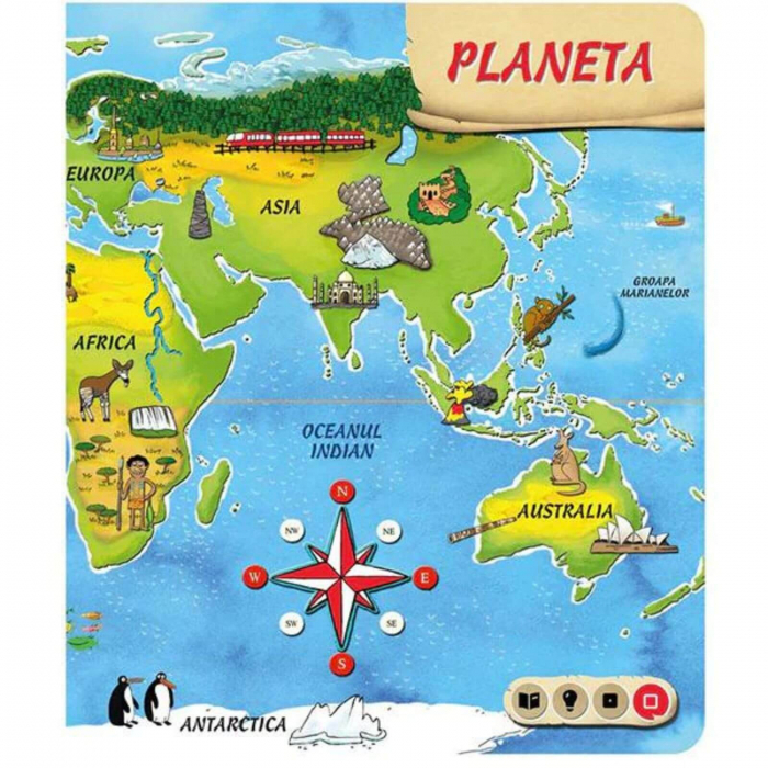 Pachet Carte si Creion, Raspundel Istetel - Atlasul Lumii [5]