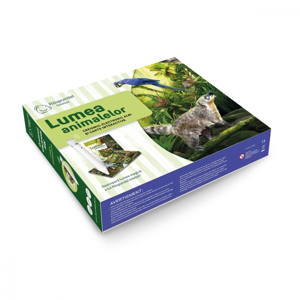 Pachet Raspundel Istetel, creion si carte Lumea animalelor, 2.0 varsta 5-7 ani ,7-9 ani ,9-12 ani, Unisex [3]