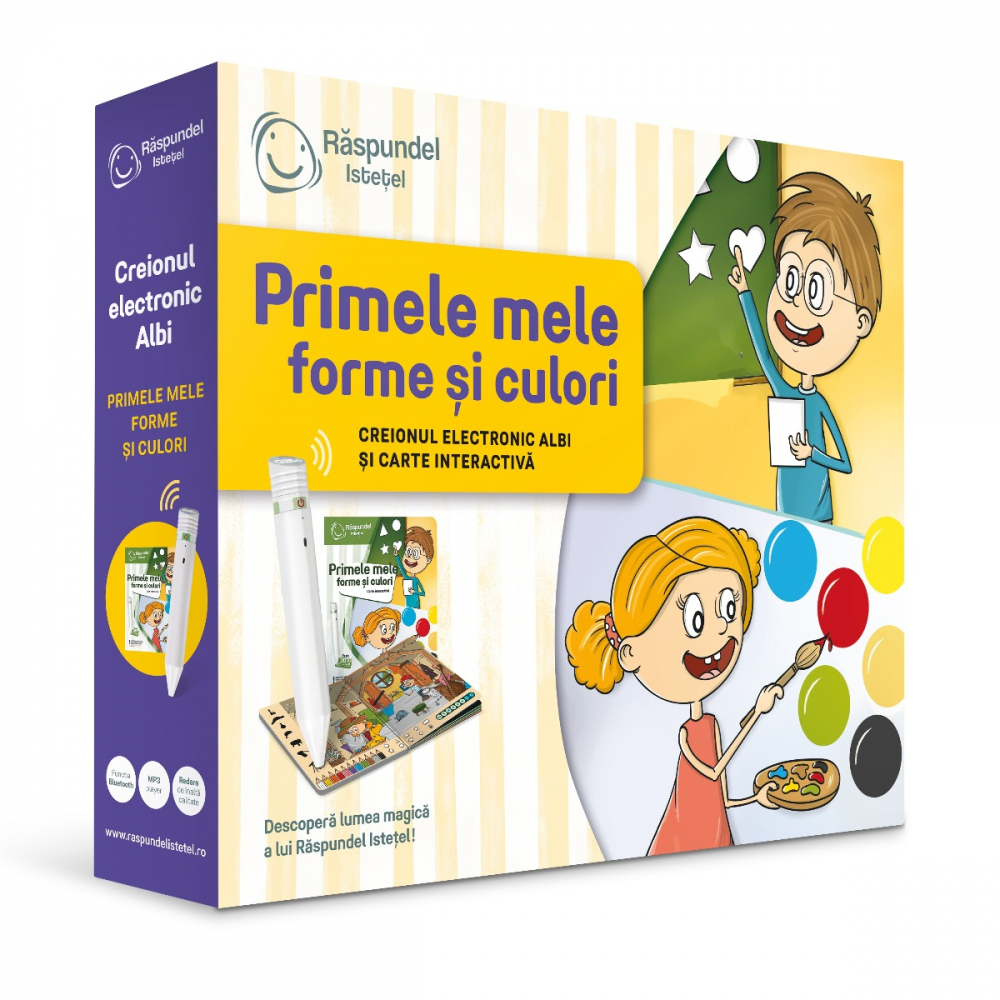 Pachet Raspundel Istetel, creion si carte Primele mele forme si culori, 2.0 varsta 2-3ani ,3-5ani ,5-7ani, Unisex [1]
