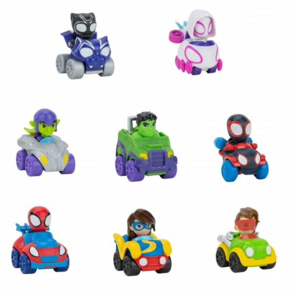 Paienjenelul Marvel - Mini-vehicul ascuns in cutie, figurina inclusa, diverse modele varsta 3-5 ani ,5-7 ani ,7-9 ani, Baieti [6]