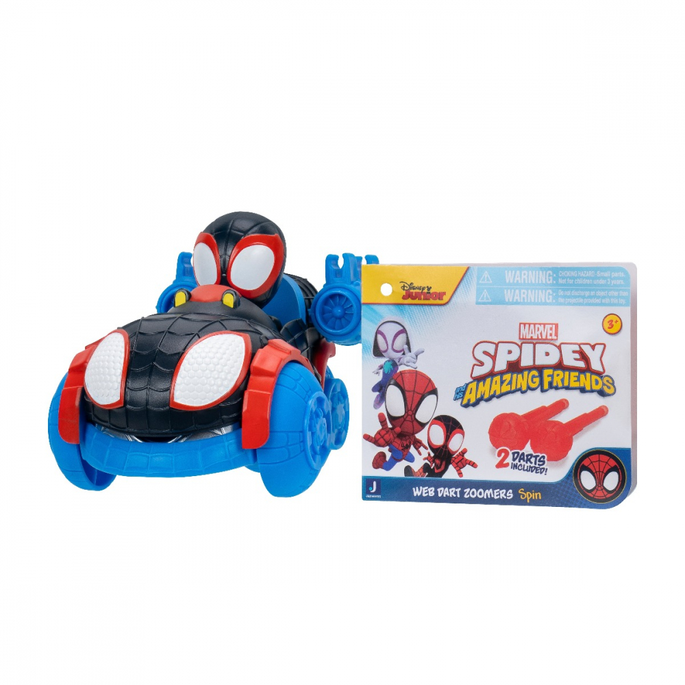 Paienjenelul Marvel - Vehicul cu lansator de sageti, figurina inclusa, diverse modele varsta 3-5 ani ,5-7 ani ,7-9 ani, Baieti [4]