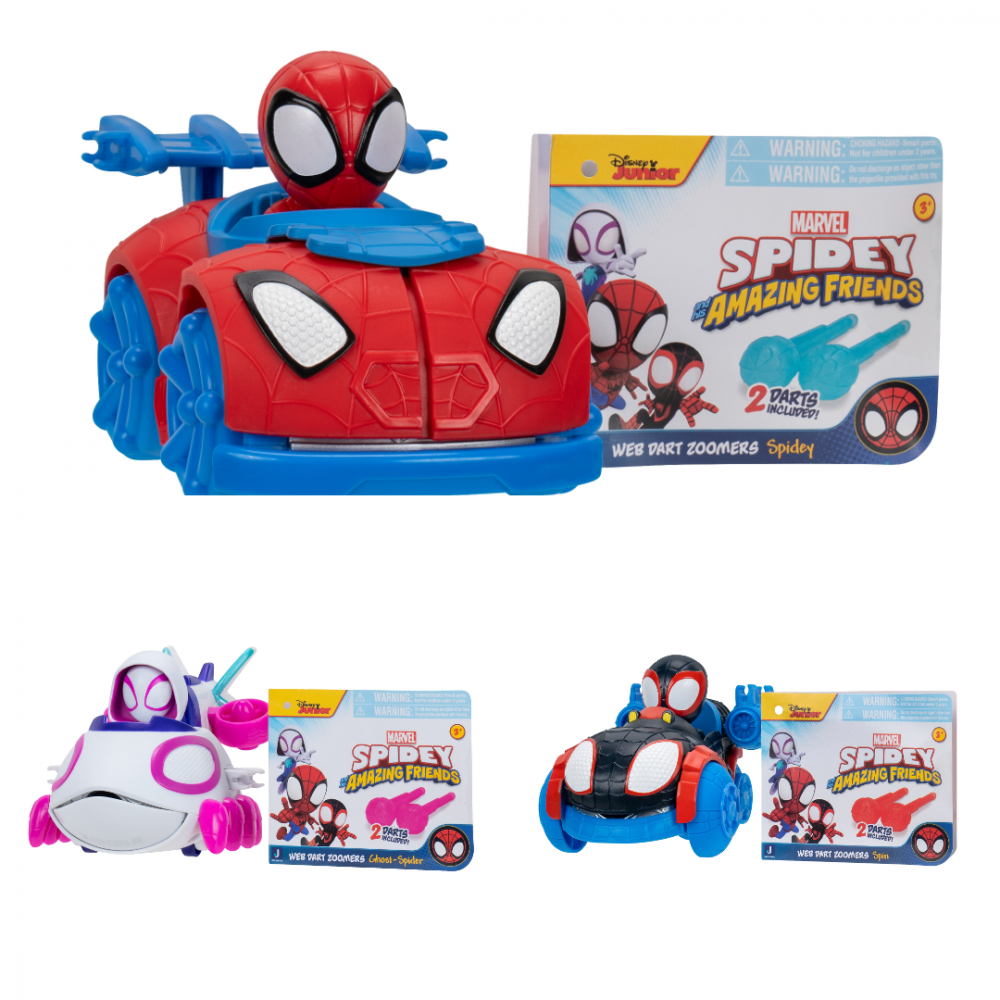 Paienjenelul Marvel - Vehicul cu lansator de sageti, figurina inclusa, diverse modele varsta 3-5 ani ,5-7 ani ,7-9 ani, Baieti [1]