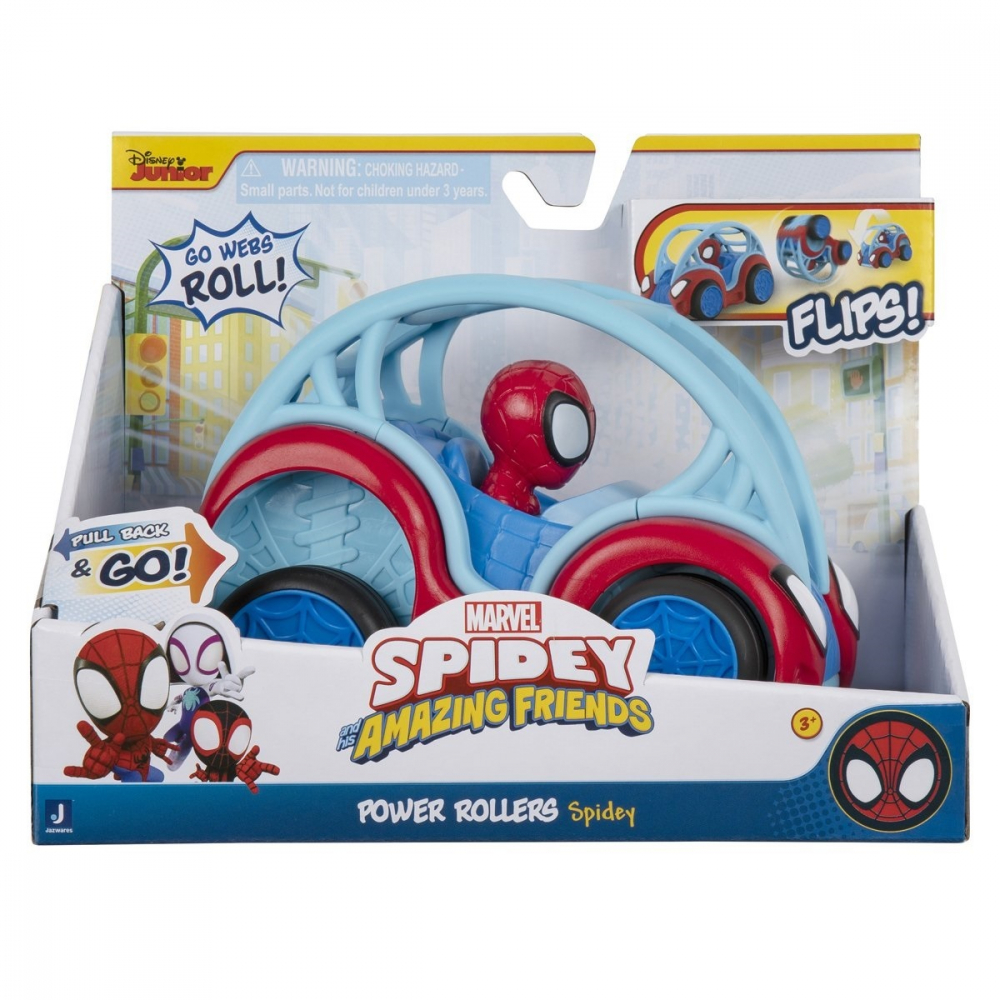 Paienjenelul Marvel - Vehicul de acrobatii, figurina inclusa, diverse modele varsta 3-5 ani ,5-7 ani ,7-9 ani, Baieti [4]