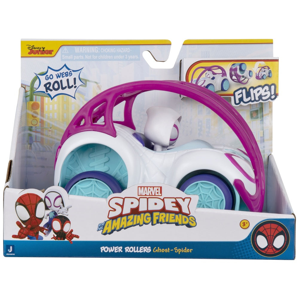 Paienjenelul Marvel - Vehicul de acrobatii, figurina inclusa, diverse modele varsta 3-5 ani ,5-7 ani ,7-9 ani, Baieti [5]