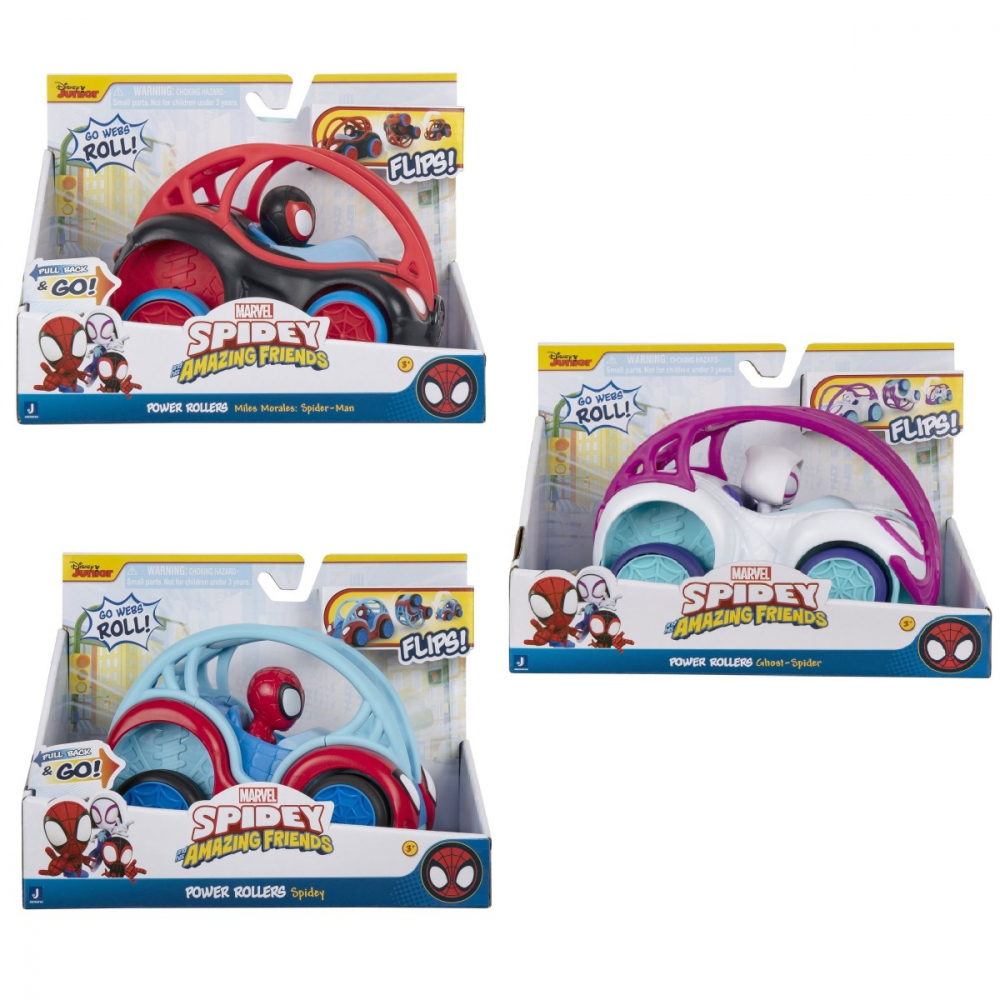Paienjenelul Marvel - Vehicul de acrobatii, figurina inclusa, diverse modele varsta 3-5 ani ,5-7 ani ,7-9 ani, Baieti [1]