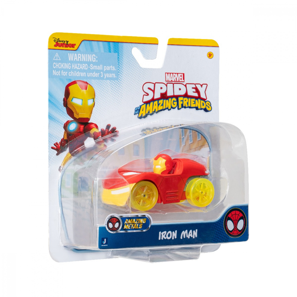 Paienjenelul Marvel - Vehicul din metal, figurina inclusa, diverse modele varsta 3-5 ani ,5-7 ani ,7-9 ani, Baieti [4]