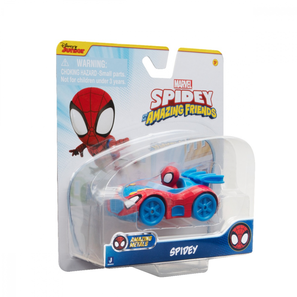 Paienjenelul Marvel - Vehicul din metal, figurina inclusa, diverse modele varsta 3-5 ani ,5-7 ani ,7-9 ani, Baieti [3]