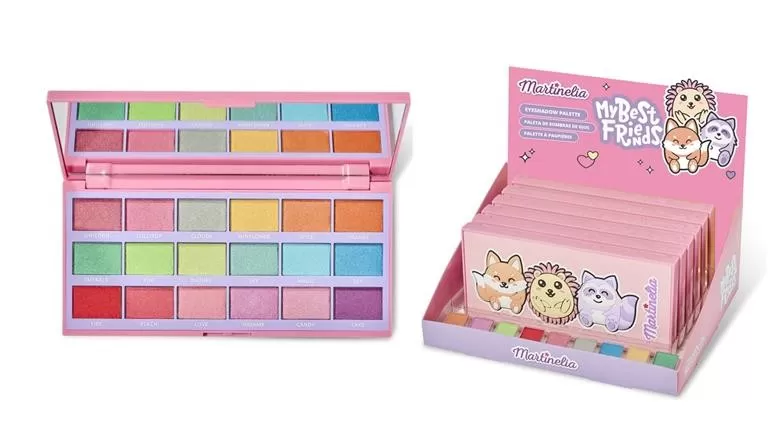 Paleta de farduri de pleoape, ochi, pentru copii, My best friends, Martinelia, varsta de la 3 ani la +15 ani [3]