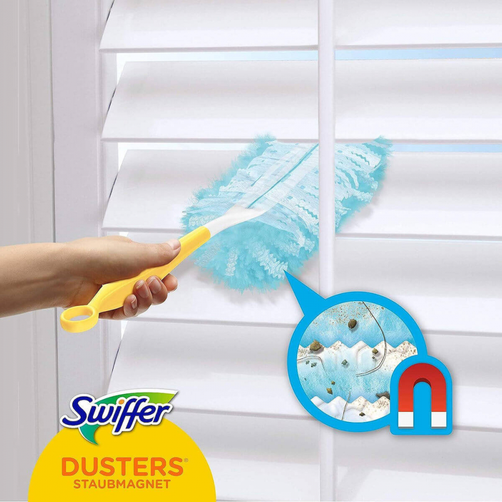 Pamatuf Swiffer Duster XXL Kit, maner scurt, pentru sters praf si par [5]